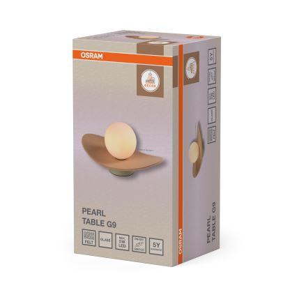 Osram - laualamp DECOR PEARL 1xG9/5W/230V beež