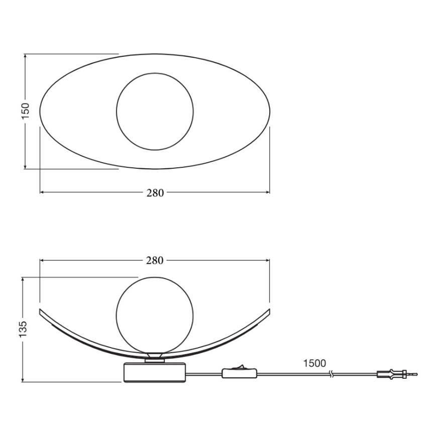 Osram - laualamp DECOR PEARL 1xG9/5W/230V beež