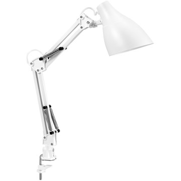 Osram - Laualamp klambriga DESK LINE 1xE27/11W/230V valge