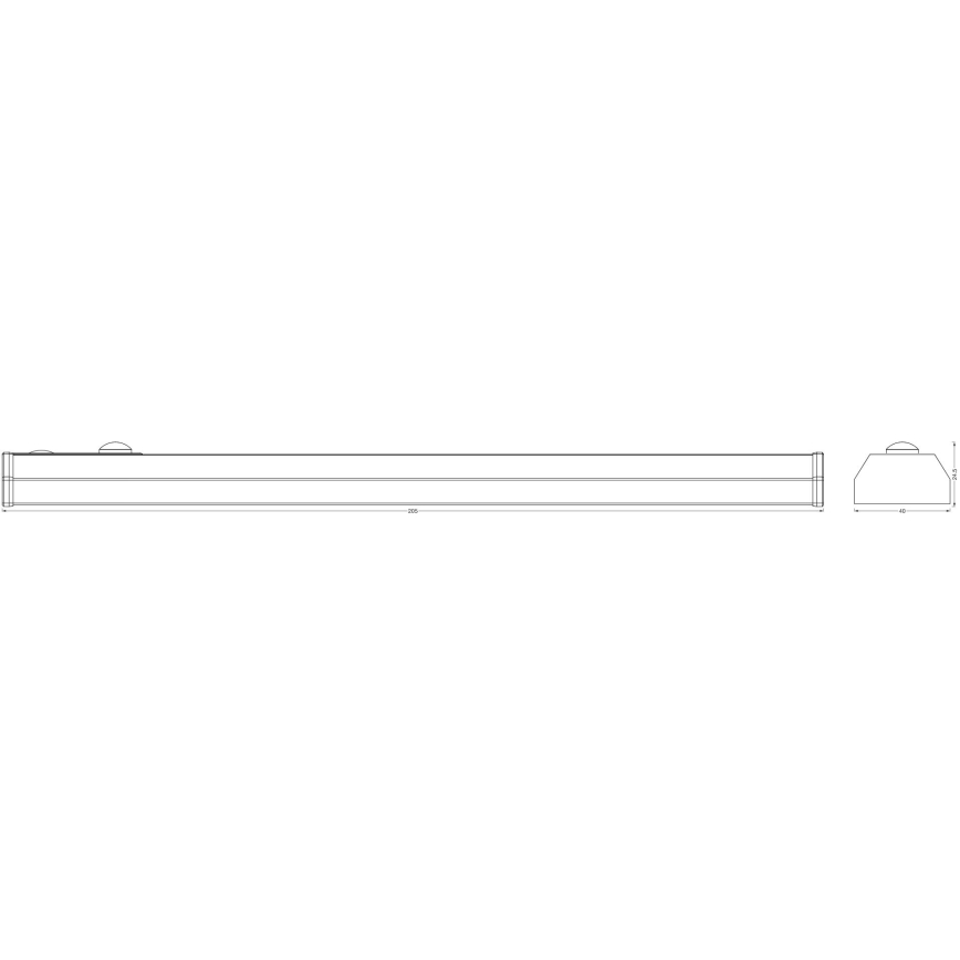 Osram - LED aluskapi valgusti anduriga MOBILE LED/1W/3,7V 500 mAh 20 cm
