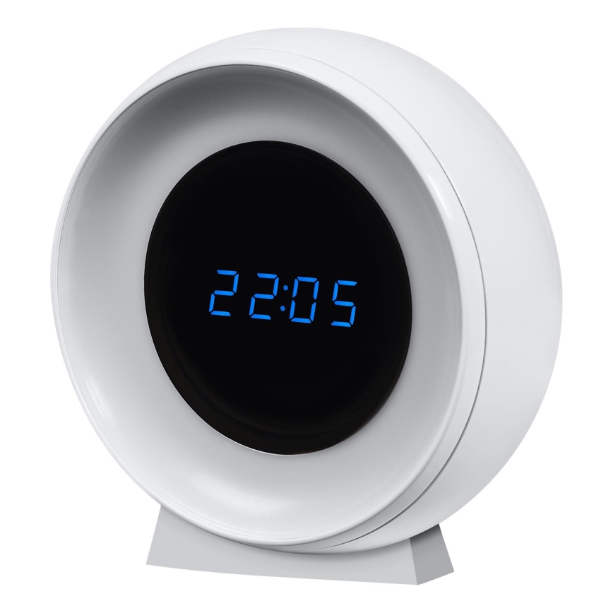 Osram - LED digitaalne kell taustvalgustusega NIGHTLUX LED/0,3W/5V 1000mAh 3000/4000/6500K valge