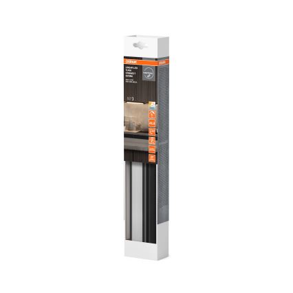 Osram - LED-hämardatav kapialune valgusti LINEAR TURN LED/6W/230V 3000/4000/6500K 35 cm must