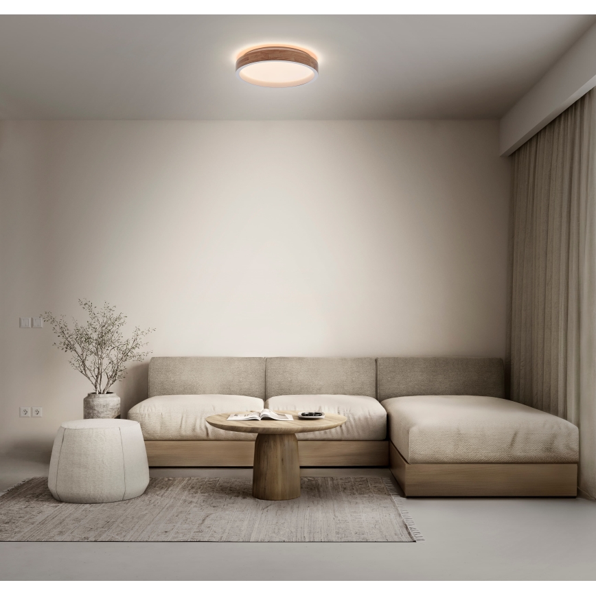 Osram - LED hämardatav laelamp MARIANO LED/36W/230V läbimõõt 51 cm tamm/valge
