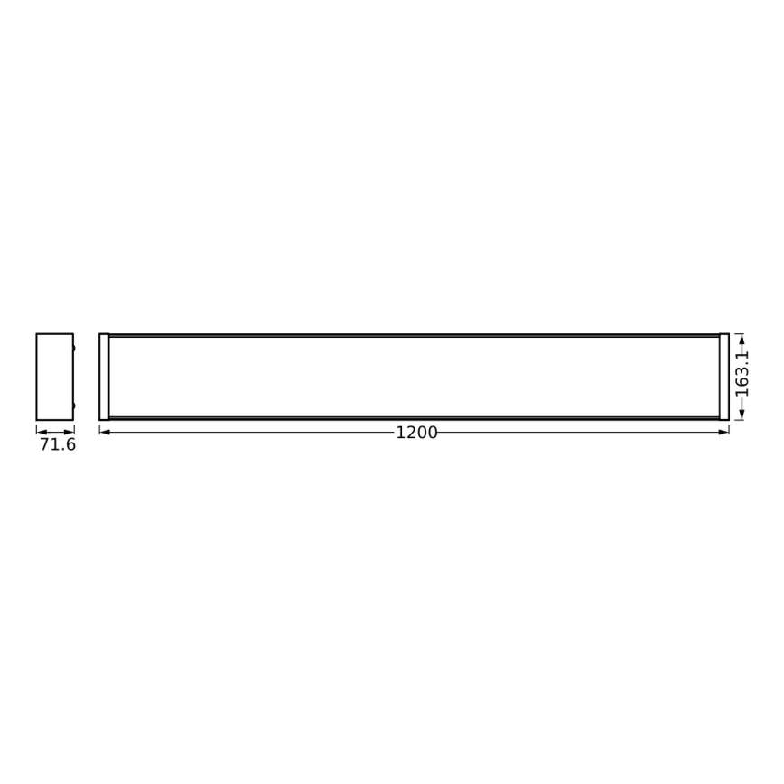 Osram – hämardatav laevalgusti OFFICE LINE LED, 40 W, 230 V, 120 cm, koos kaugjuhtimispuldiga