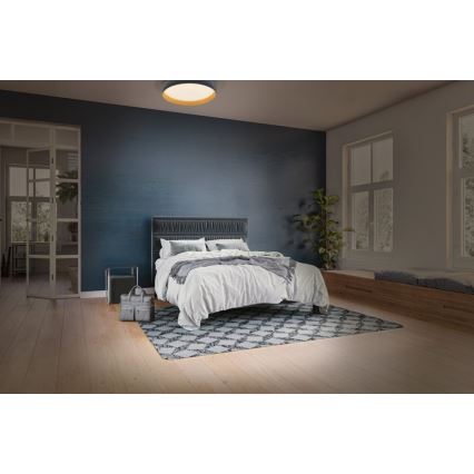 Osram - hämardatav LED-laelamp ORBIS LIVIA LED/16W/230V, läbimõõt 30 cm, antratsiit/pruun