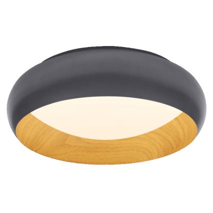 Osram - hämardatav LED-laelamp ORBIS LIVIA LED/16W/230V, läbimõõt 30 cm, antratsiit/pruun