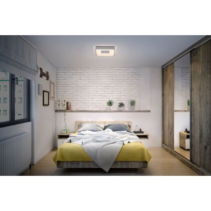 Osram - LED Hämardatav laevalgusti ORBIS PIANA LED/36W/230V 48,5x48,5 cm hõbedane
