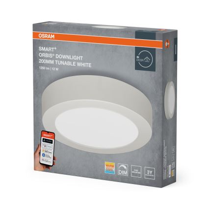Osram - LED hämardatav laevalgusti SMART+ DOWNLIGHT LED/12W/230V läbimõõt 20 cm 3000-6500K Wi-Fi
