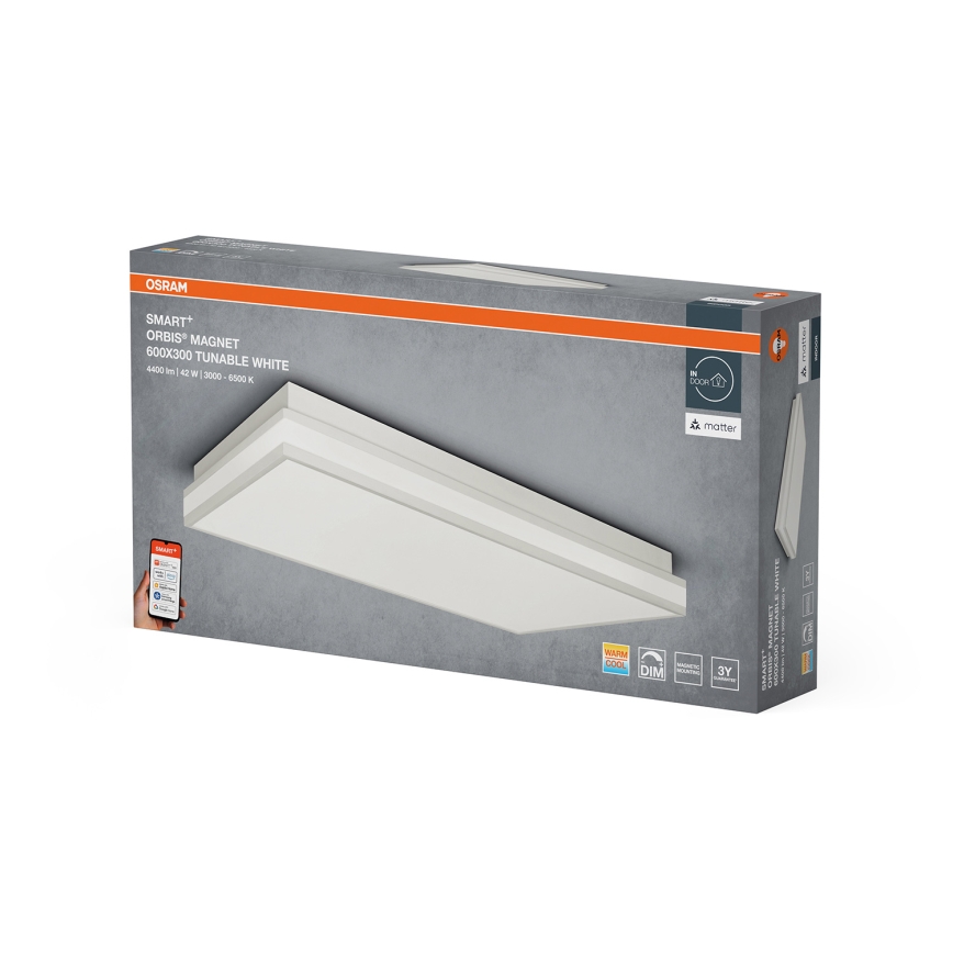 Osram - hämardatav LED-laevalgusti SMART+ MAGNET LED/42W/230V 30x60 cm 3000-6500K Wi-Fi