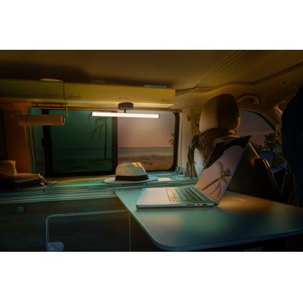 Osram - NIGHTLUX LED hämardatav laetav puutega seinavalgusti LED/1,8W/5V must