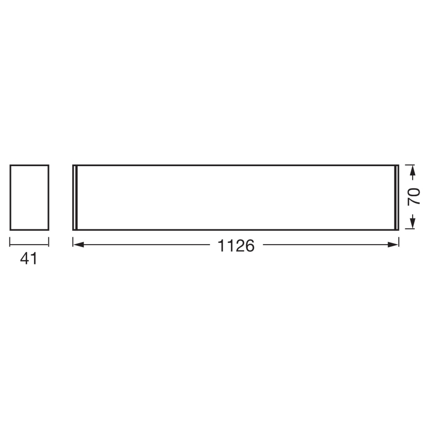 Osram - hämardatav LED-laelamp OFFICE LINE LED/11/20/30W/230V 4000K 112,6 cm valge