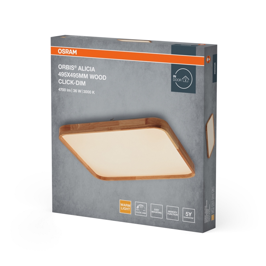 Osram - LED hämardatav laevalgusti ORBIS ALICIA LED/36W/230V 49,5x49,5 cm