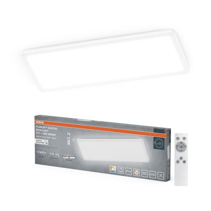 Osram - LED Hämardatav vannitoa lakke paigaldatav valgusti PLANON EASYFIX LED/24W/230V 2600-6000K 20x58 cm IP54 valge + kaugjuhtimispult