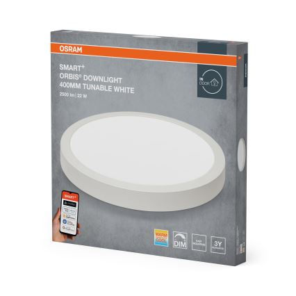Osram - hämardatav LED-laevalgusti SMART+ DOWNLIGHT LED/22W/230V läbimõõt 40 cm 3000-6500K Wi-Fi