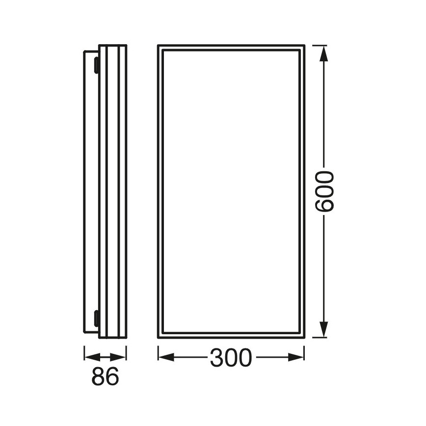 Osram - Hämardatav laevalgusti SMART+ MAGNET LED/42W/230V 30x60 cm 3000-6500K Wi-Fi