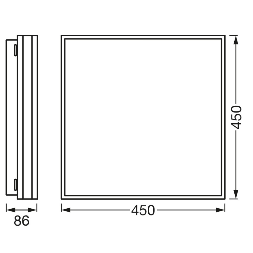 Osram - Hämardatav LED laelamp SMART+ MAGNET LED/42W/230V 45x45 cm 3000-6500K Wi-Fi