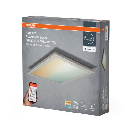 Osram - Hämardatav LED-laelamp SMART+ PLANON LED/20W/230V 3000-6500K 30x30 cm Wi-Fi