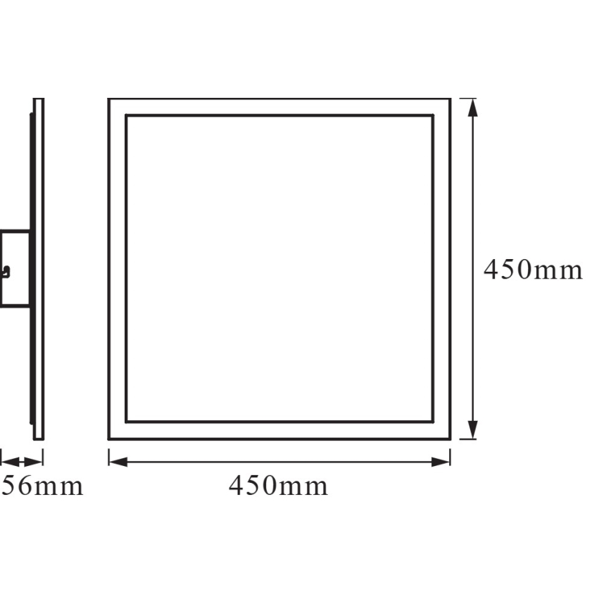 Osram - SMART+ PLANON hämardatav LED-laevalgusti 28W/230V 45x45 cm 3000–6500K Wi‑Fi
