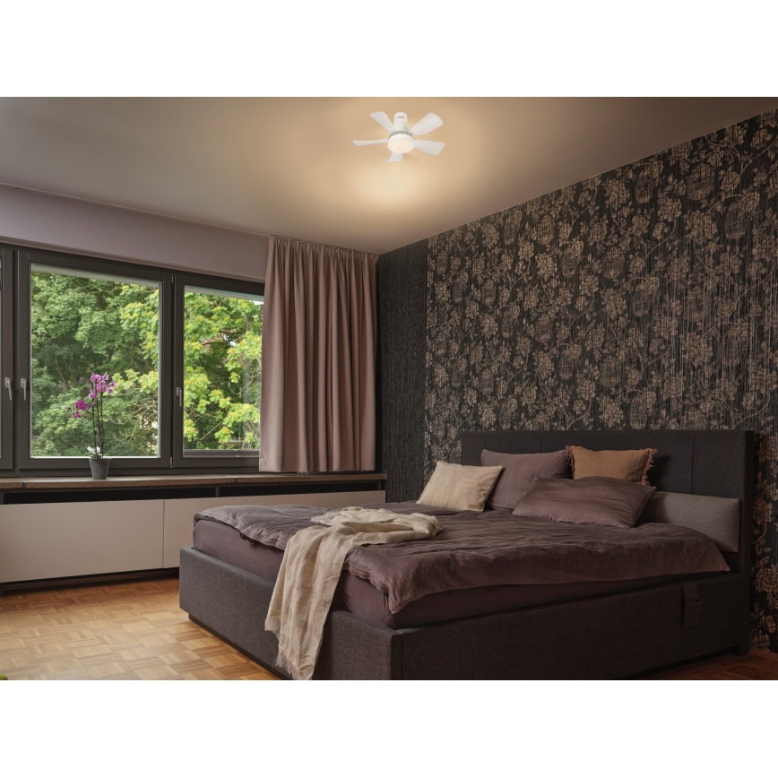 Osram - LED hämardatav laeventilaator LESTE LED/15W/230V 3000/4000/6500K + kaugjuhtimispult