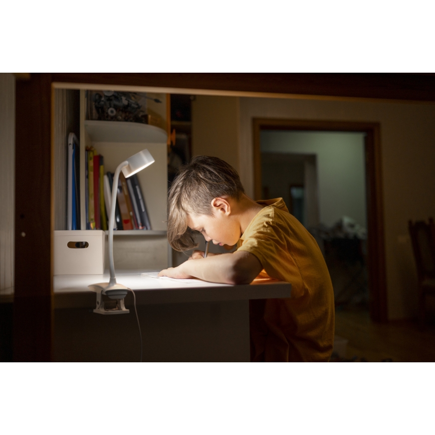 Osram - hämardatav LED-laualamp klambriga OFFICE LINE LED/4,8W/230V 3000/4000/6500K valge