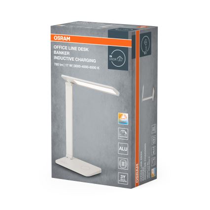 Osram - hämardatav LED-laualamp OFFICE LINE LED/17W/230V 3000/4000/6500K valge
