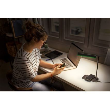 Osram - hämardatav LED-laualamp OFFICE LINE LED/19W/230V 3000/4000/6500K must