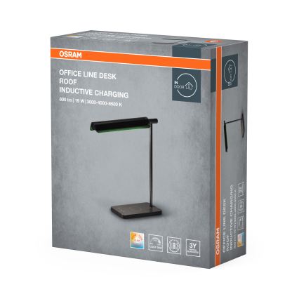 Osram - hämardatav LED-laualamp OFFICE LINE LED/19W/230V 3000/4000/6500K must