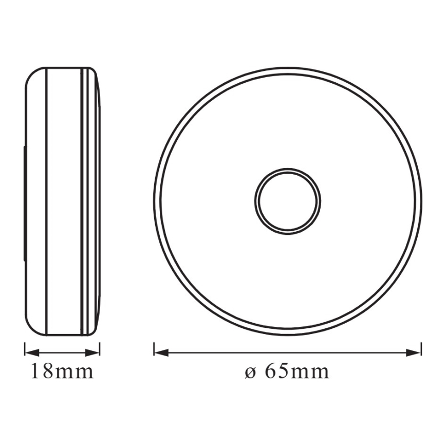 Osram - LED hämardatav orientatsioonivalgusti DOT-IT LED/0,45W/5V 500 mAh valge