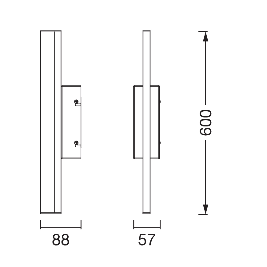 Osram - LED-hämardatav vannitoa peegli valgusti ORBIS MIRROR LED/10W/230V 3000/4000K 60 cm IP44 valge