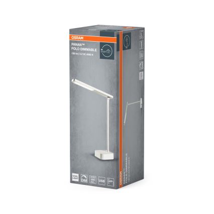 Osram - LED Hämardatav puutetundlik laualamp PANAN LED/5,2W/5V 1200 mAh CRI 90