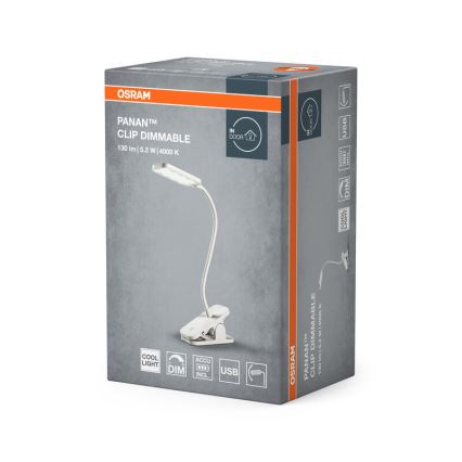 Osram - LED hämardatav puutetundlik laualamp PANAN LED/5,2W/5V 1200 mAh