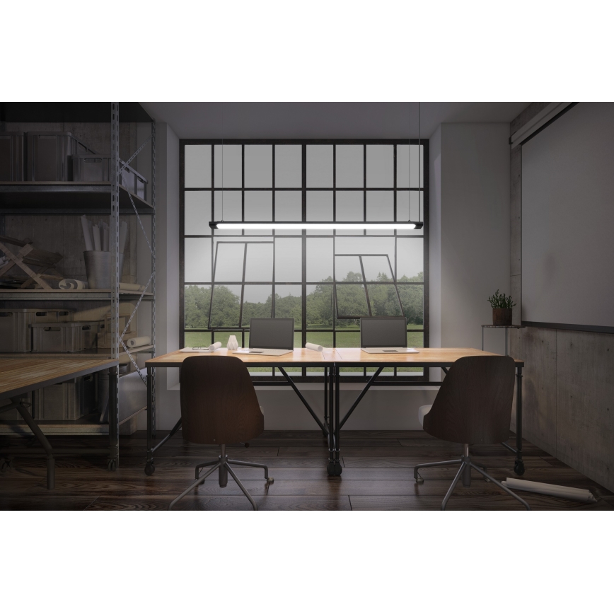 Osram - Hämardatav LED-rippvalgusti kaablil OFFICE LINE LED/40W/230V 4000K 120 cm must