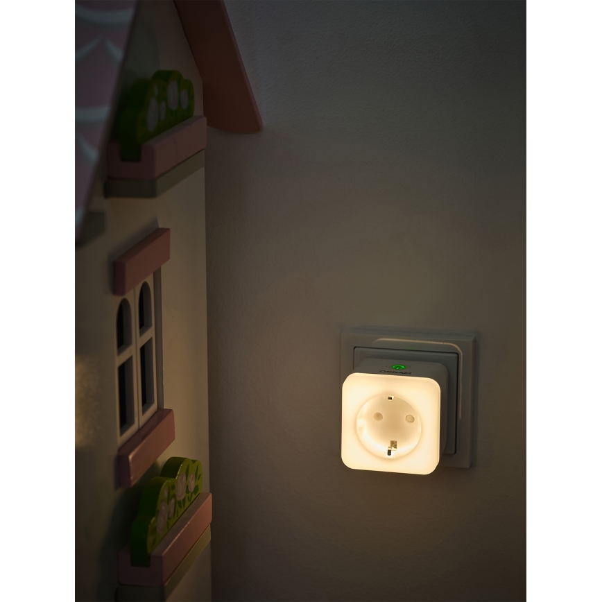 Osram - LED-hämardatav SCHUKO-pistikupesa valgustusega SMART+ NIGHTLIGHT 3680W/230V Wi‑Fi