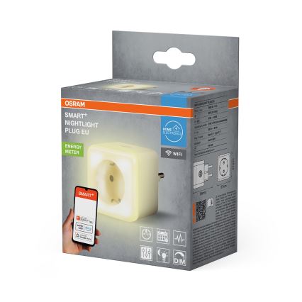 Osram - LED-hämardatav SCHUKO-pistikupesa valgustusega SMART+ NIGHTLIGHT 3680W/230V Wi‑Fi