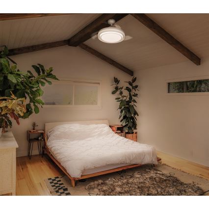 Osram - Hämardatav LED laevalgusti ventilaatoriga PONIENTE LED/36W/230V 3000/4000/6500K + kaugjuhtimispult