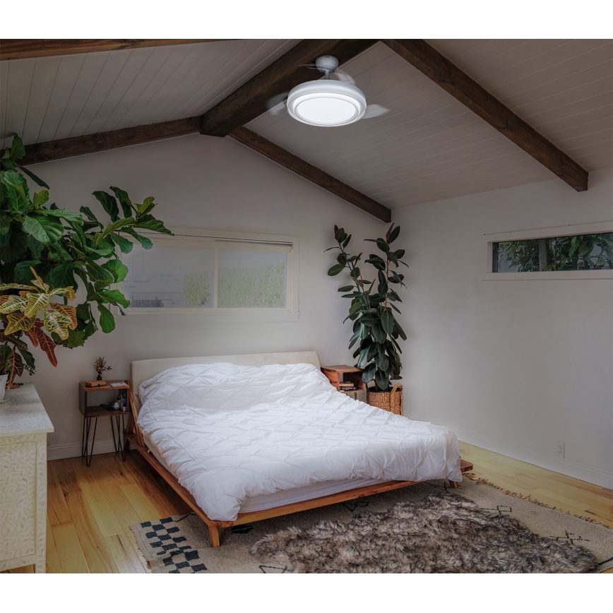 Osram - Hämardatav LED laevalgusti ventilaatoriga PONIENTE LED/36W/230V 3000/4000/6500K + kaugjuhtimispult