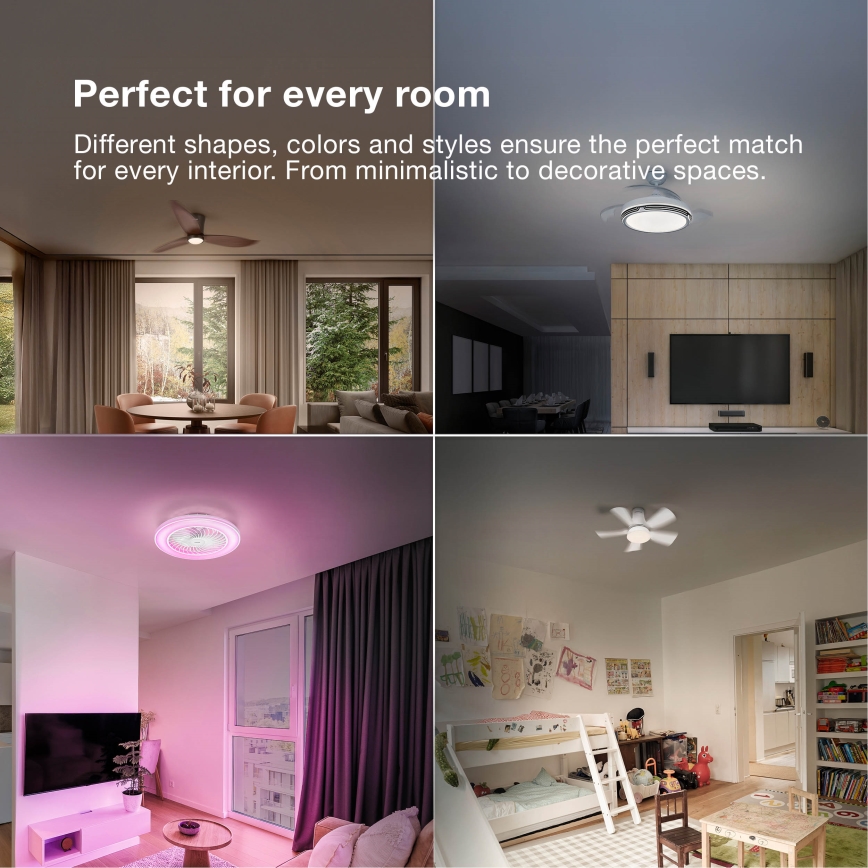 Osram - Hämardatav LED laevalgusti ventilaatoriga PONIENTE LED/36W/230V 3000/4000/6500K + kaugjuhtimispult