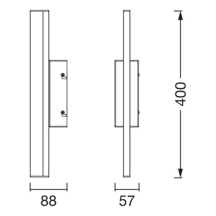 Osram - Hämardatav puutekontrolliga vannitoa peeglivalgusti ORBIS MIRROR LED/6,8W/230V 40 cm 3000/4000K IP44 beež