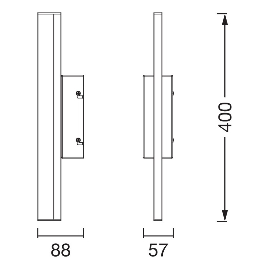 Osram - Hämardatav puutekontrolliga vannitoa peeglivalgusti ORBIS MIRROR LED/6,8W/230V 40 cm 3000/4000K IP44 beež