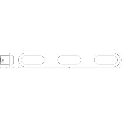 Osram - Hämardatav vannitoa seinavalgusti SMART+ DUPLO LED/20W/230V 3000-6500K IP44 Wi-Fi