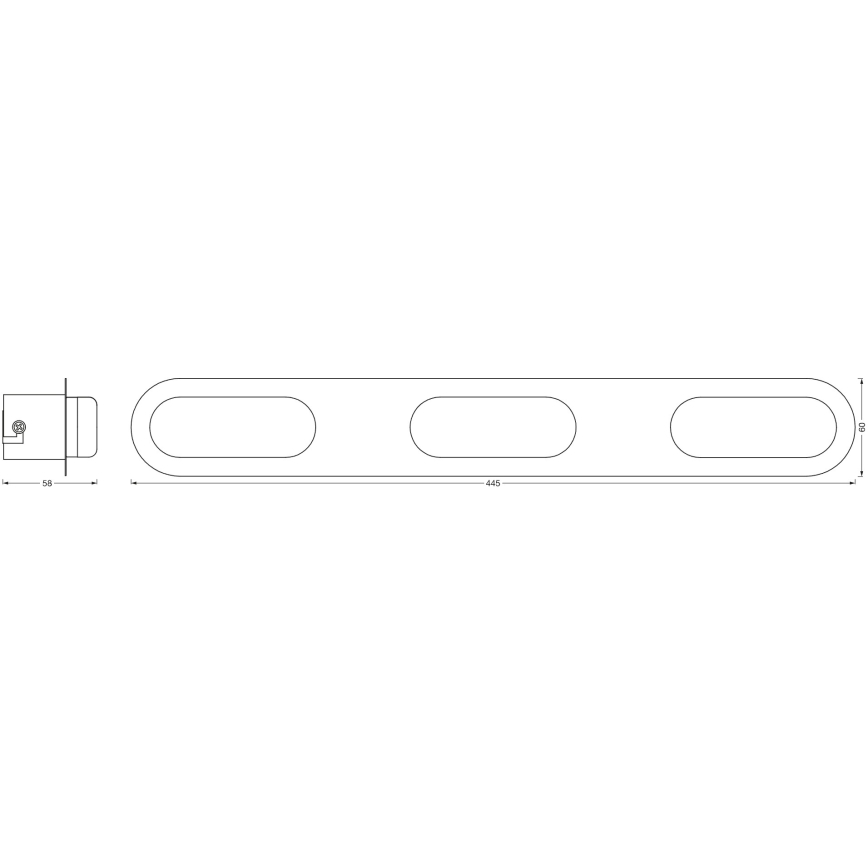 Osram - Hämardatav vannitoa seinavalgusti SMART+ DUPLO LED/20W/230V 3000-6500K IP44 Wi-Fi