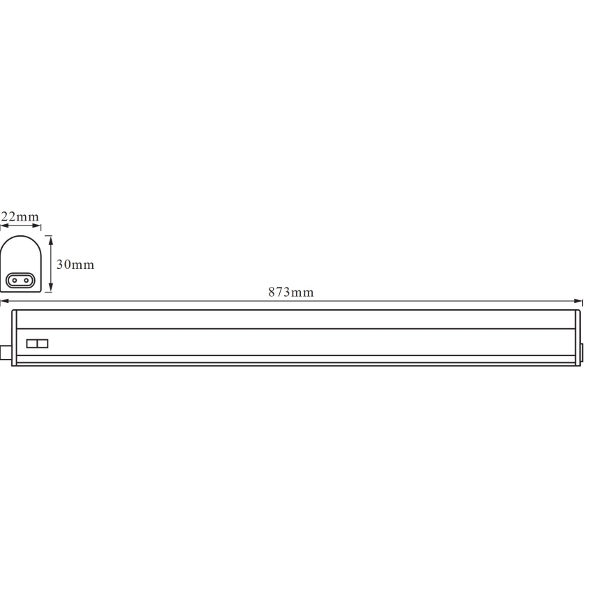 Osram - LED Kapialune valgusti kööki BATTEN LED/10W/230V