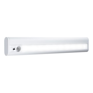 Osram - LED kapialune valgusti liikumis- ja hämarusanduriga LINEARLED LED/2,9W/9V 6xAA 4000K 31,4 cm valge