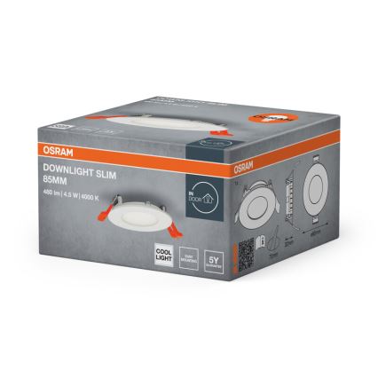 Osram - LED lae sisse paigaldatav valgusti SLIM LED/4,5W/230V 4000K