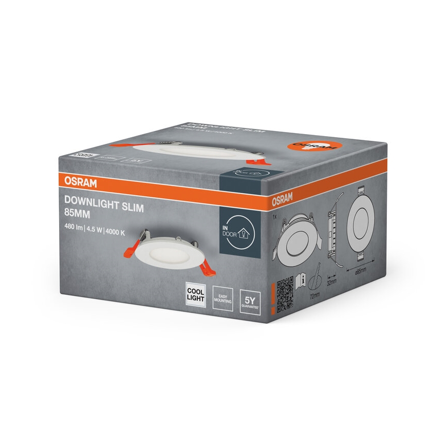 Osram - LED lae sisse paigaldatav valgusti SLIM LED/4,5W/230V 4000K