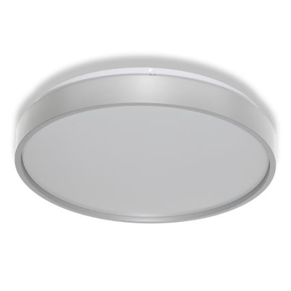 Osram - CEILING LUXO laevalgusti hämarikuanduriga, LED/18W/230V, läbimõõt 32 cm, hõbedane