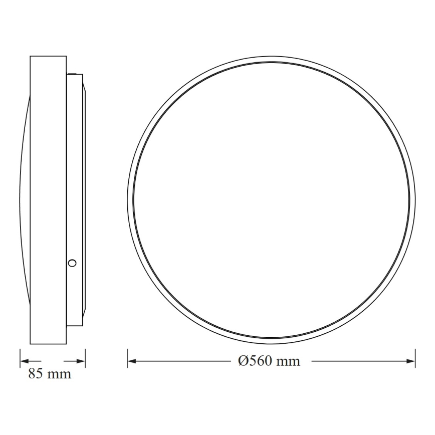 Osram - LED laelamp CEILING LUXO LED/60W/230V läbimõõt 56 cm kuldne