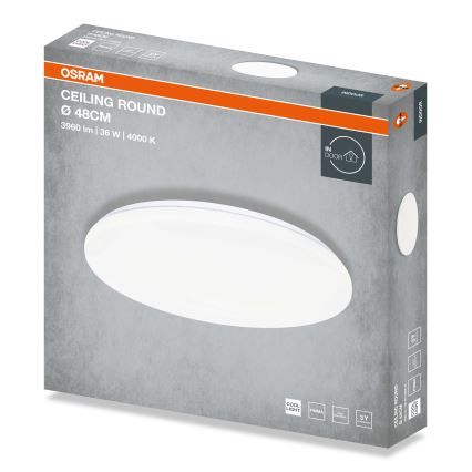 Osram - LED laelamp CEILING ROUND LED/36 W/230 V 4000 K Ø 48 cm valge
