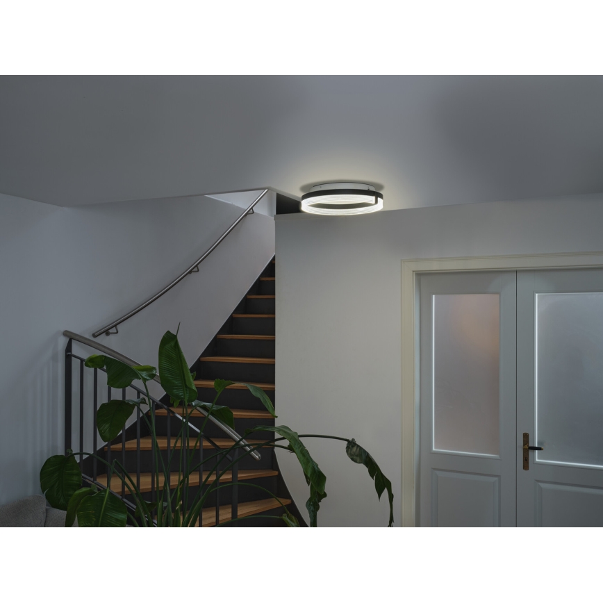 Osram - LED laelamp DECOR CIRCLE LED/25W/230V 3000/4000/6500K läbimõõt 40 cm must/valge