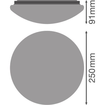 Osram - LED-laelamp ESSENTIAL LED/13W/230V 4000K läbimõõt 25 cm